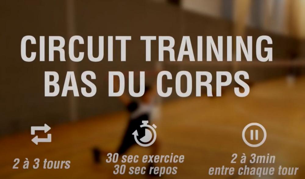 Entraïnement badminton - Circuit Training Bas du corps